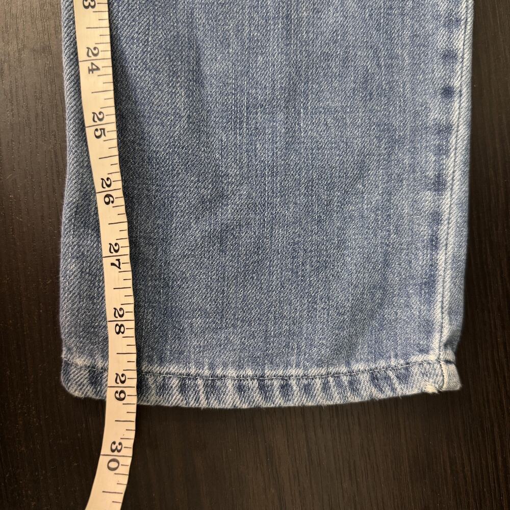 Cloth & Stone Jeans Womens Small Distressed Straight Tencel Lyocell Light Wash - Picture 10 of 11